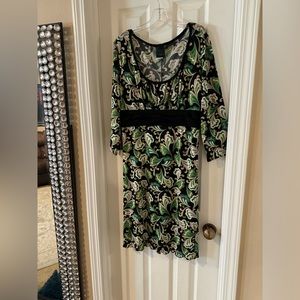 Green Floral Dress by j.t.b, Quarter